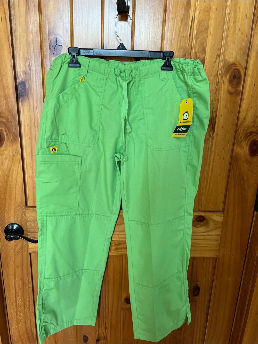 WonderWink Origins Woman’s Lime Green Utility Scrub Pants
